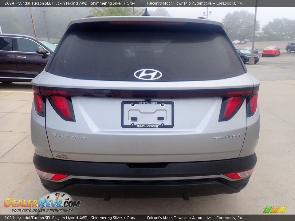 2024 Hyundai Tucson SEL Plug-In Hybrid AWD Shimmering Silver / Gray Photo #3