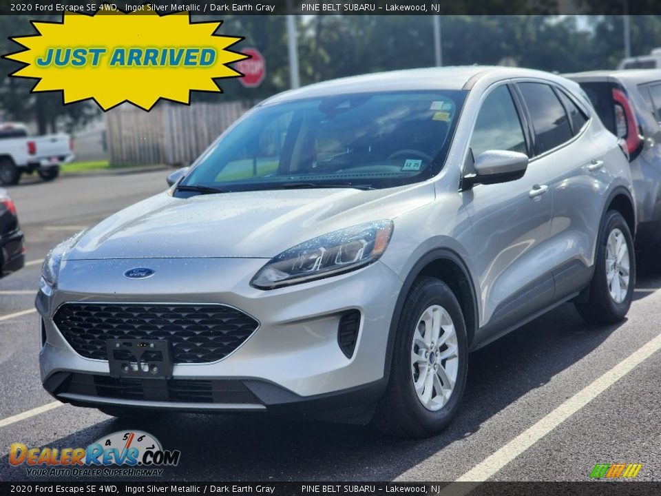 2020 Ford Escape SE 4WD Ingot Silver Metallic / Dark Earth Gray Photo #1