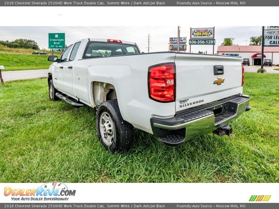 2018 Chevrolet Silverado 2500HD Work Truck Double Cab Summit White / Dark Ash/Jet Black Photo #6