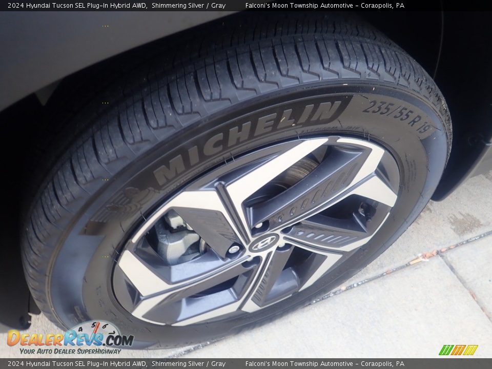 2024 Hyundai Tucson SEL Plug-In Hybrid AWD Shimmering Silver / Gray Photo #10