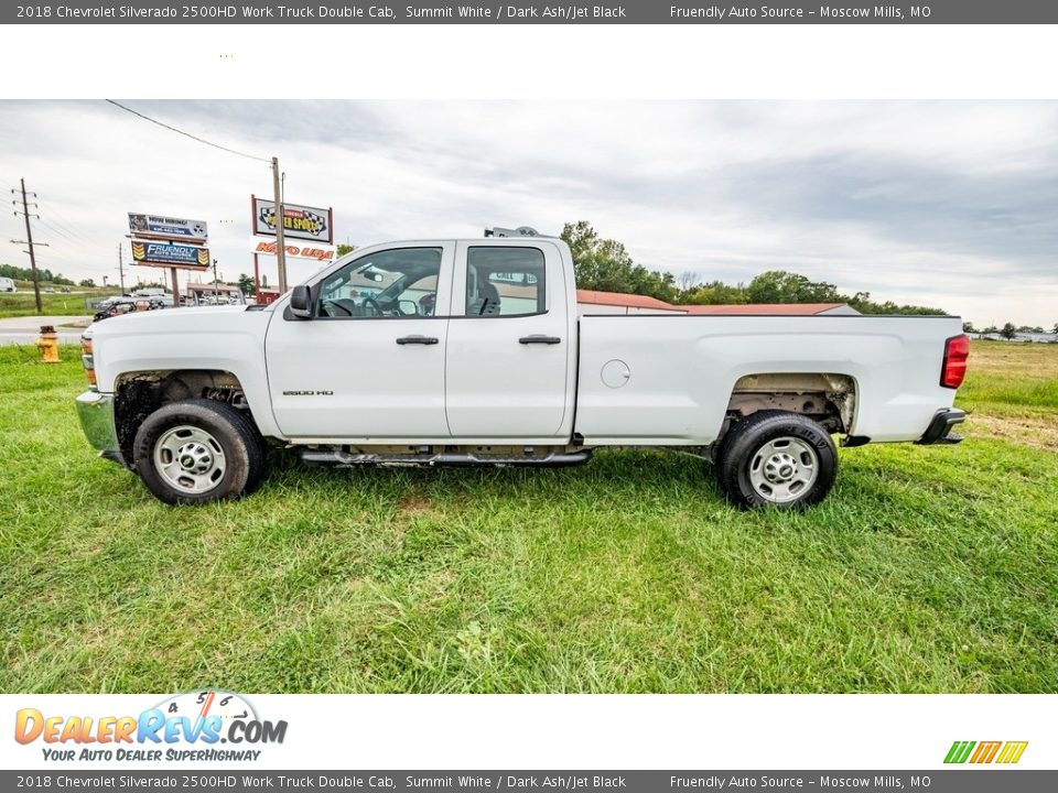 2018 Chevrolet Silverado 2500HD Work Truck Double Cab Summit White / Dark Ash/Jet Black Photo #7