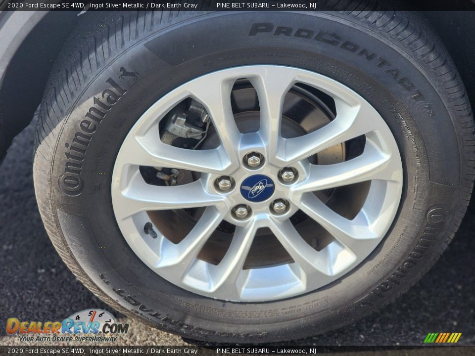 2020 Ford Escape SE 4WD Ingot Silver Metallic / Dark Earth Gray Photo #6
