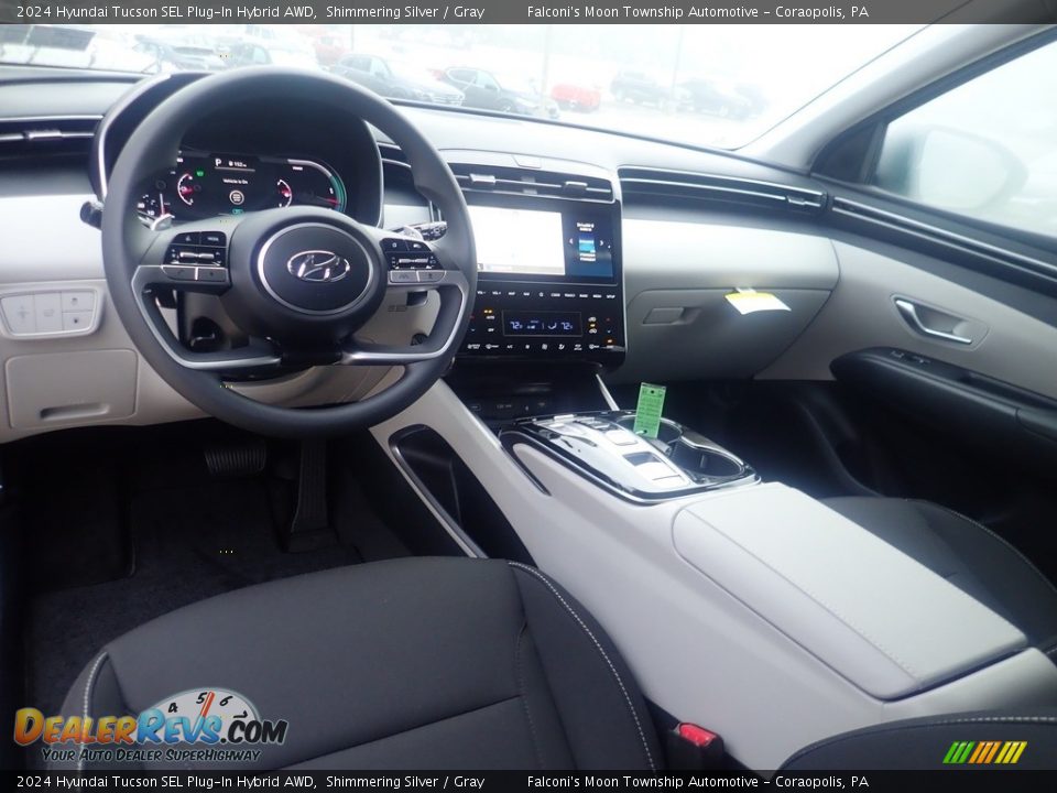 Gray Interior - 2024 Hyundai Tucson SEL Plug-In Hybrid AWD Photo #13