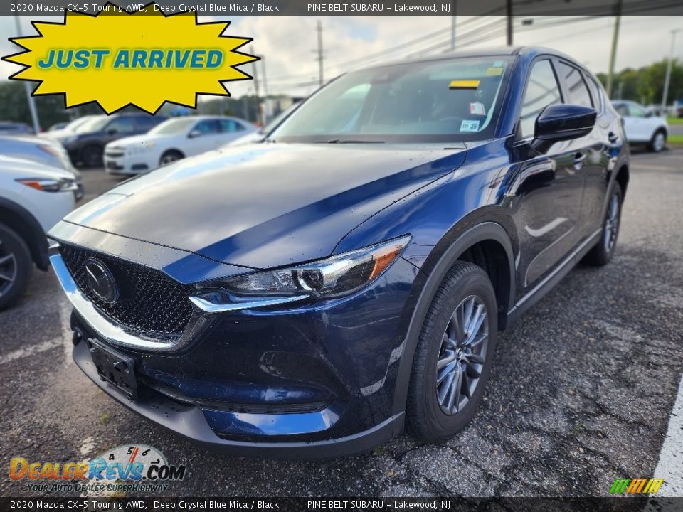 2020 Mazda CX-5 Touring AWD Deep Crystal Blue Mica / Black Photo #1