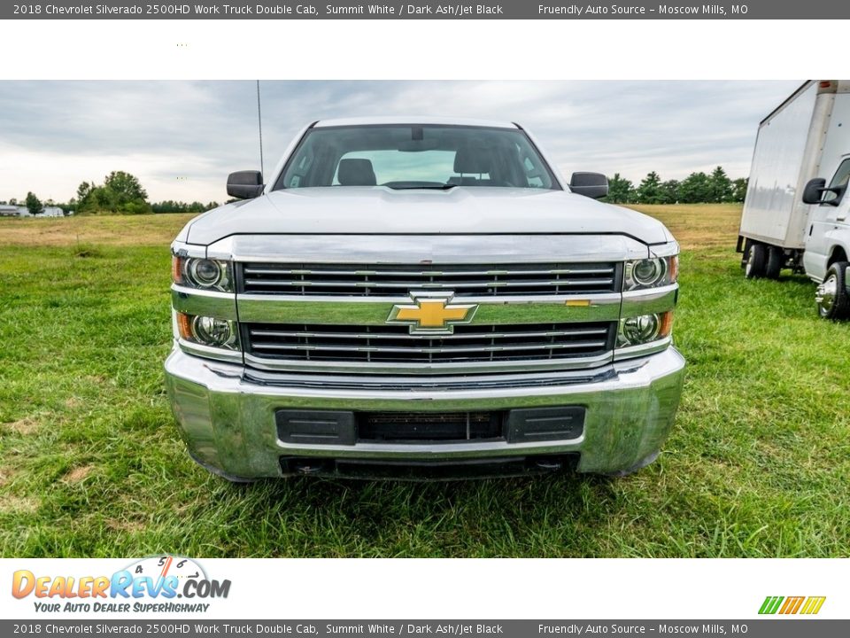 2018 Chevrolet Silverado 2500HD Work Truck Double Cab Summit White / Dark Ash/Jet Black Photo #9