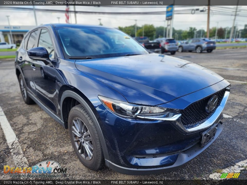 2020 Mazda CX-5 Touring AWD Deep Crystal Blue Mica / Black Photo #2