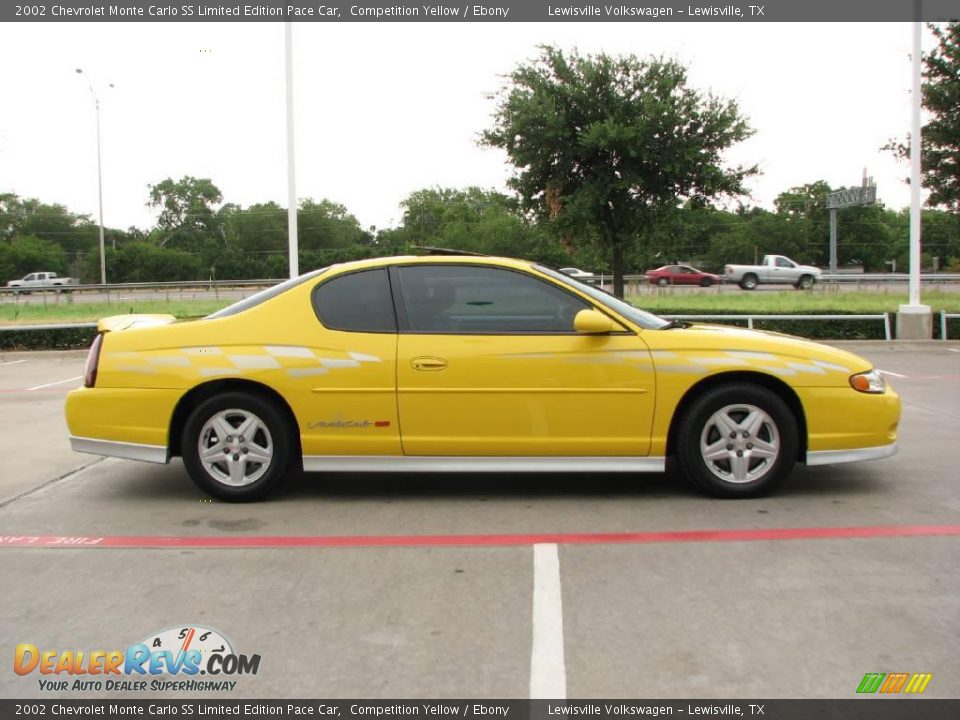 2002 Chevrolet Monte Carlo SS Limited Edition Pace Car Competition Yellow / Ebony Photo #6