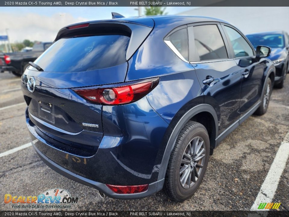 2020 Mazda CX-5 Touring AWD Deep Crystal Blue Mica / Black Photo #3