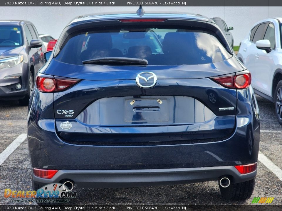 2020 Mazda CX-5 Touring AWD Deep Crystal Blue Mica / Black Photo #4