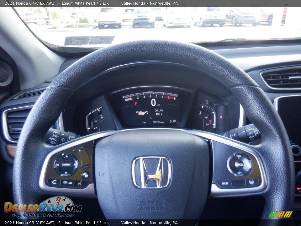 2021 Honda CR-V EX AWD Platinum White Pearl / Black Photo #25