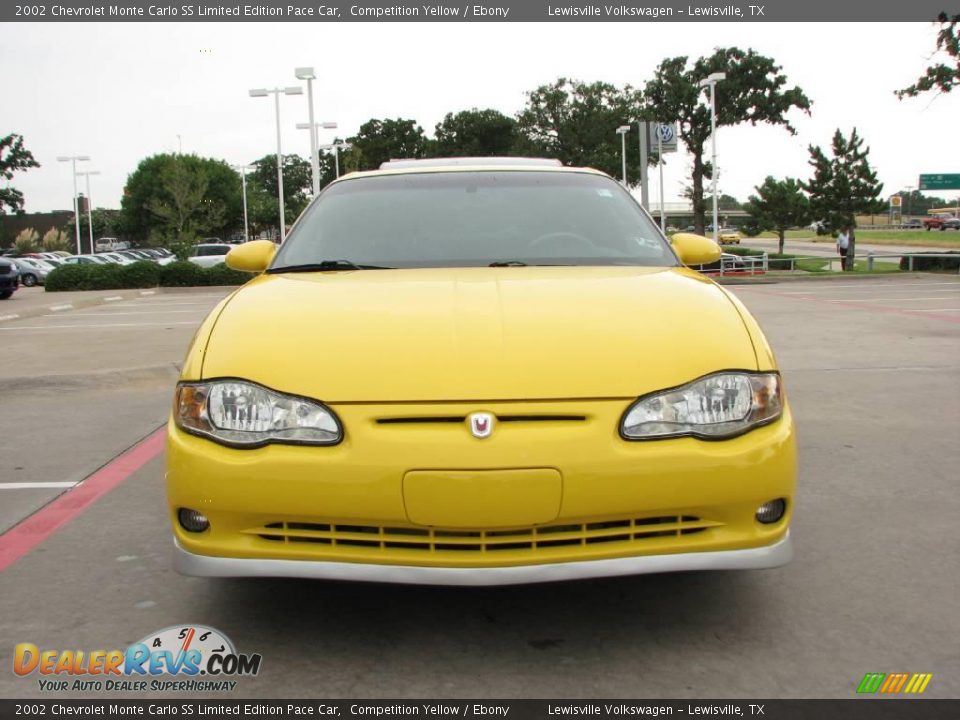 2002 Chevrolet Monte Carlo SS Limited Edition Pace Car Competition Yellow / Ebony Photo #8