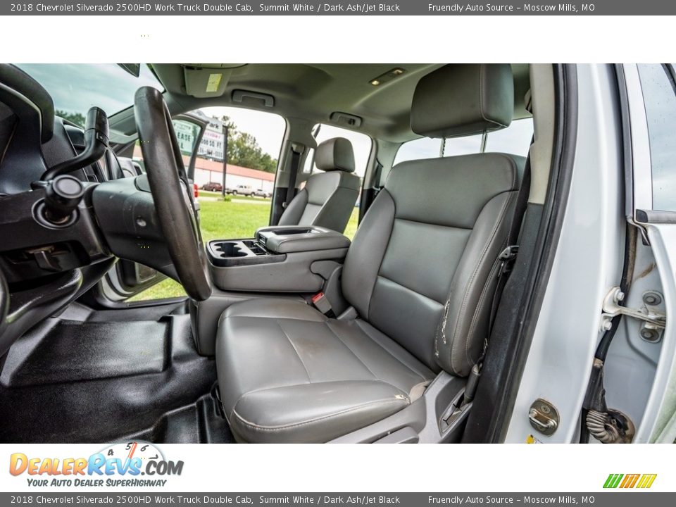Front Seat of 2018 Chevrolet Silverado 2500HD Work Truck Double Cab Photo #17