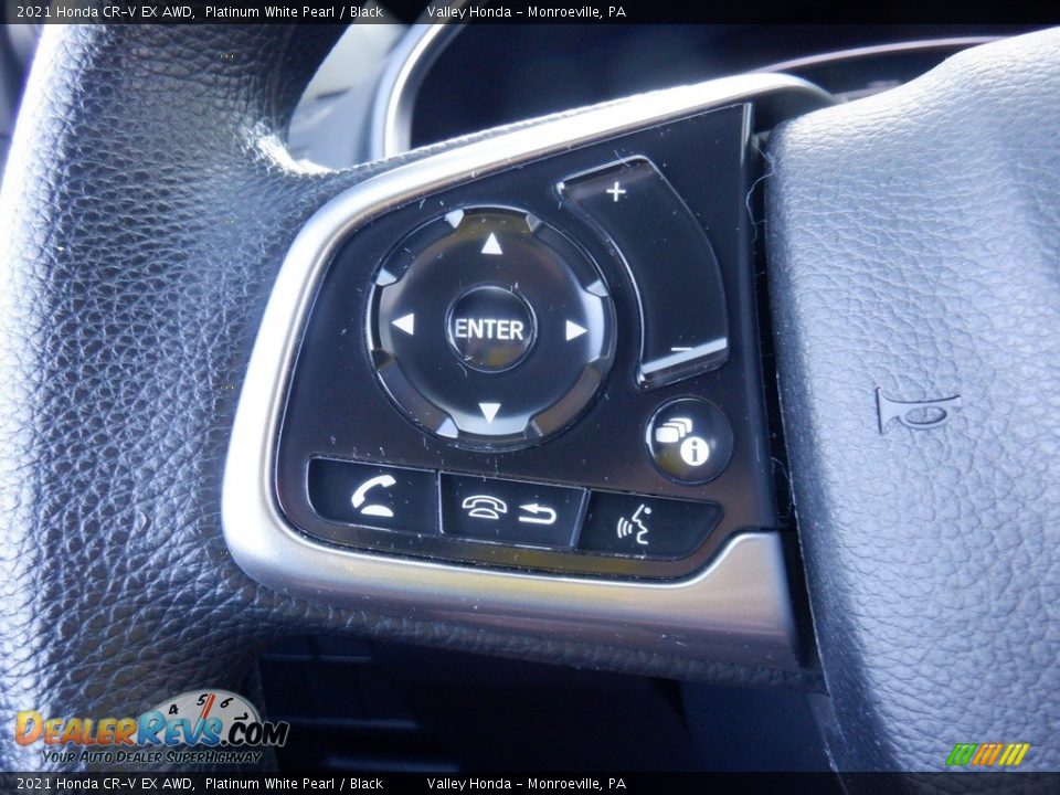2021 Honda CR-V EX AWD Platinum White Pearl / Black Photo #26