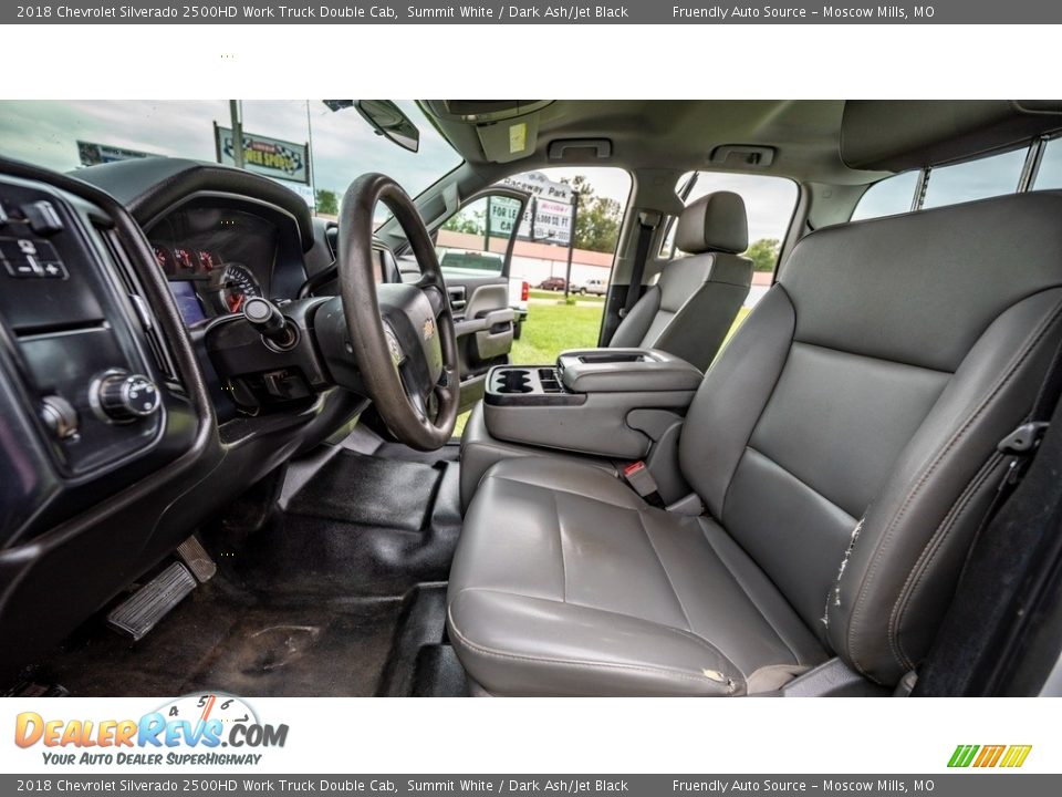 Front Seat of 2018 Chevrolet Silverado 2500HD Work Truck Double Cab Photo #18