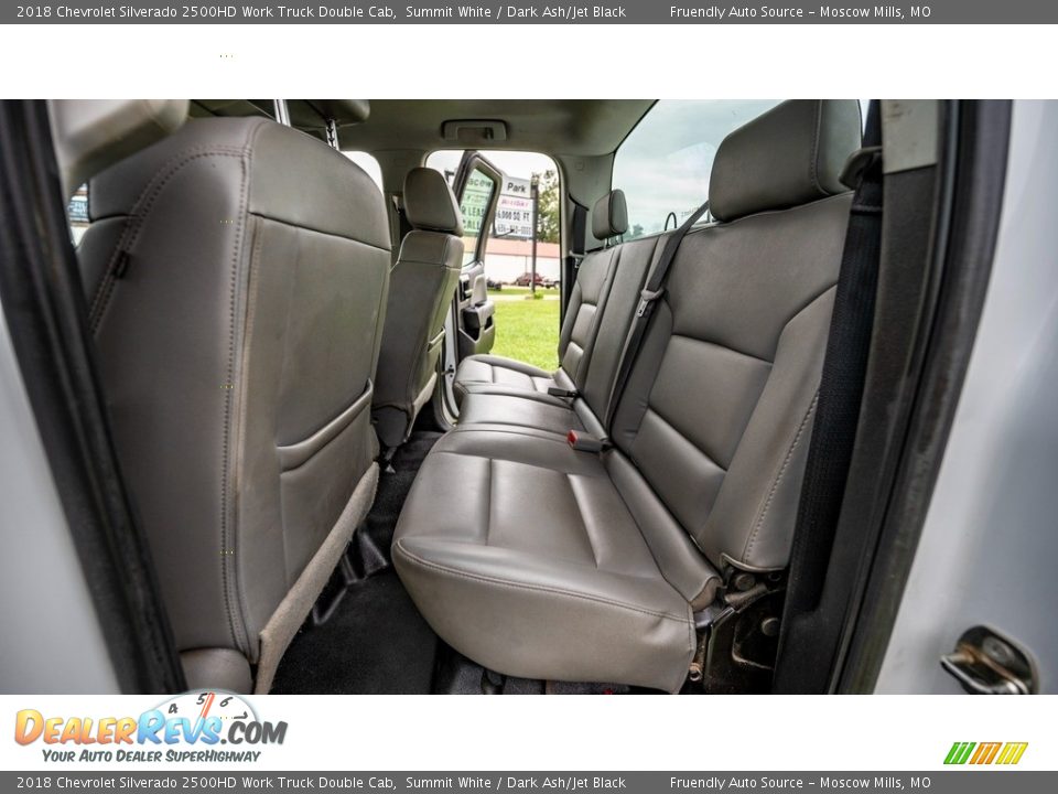 Rear Seat of 2018 Chevrolet Silverado 2500HD Work Truck Double Cab Photo #20