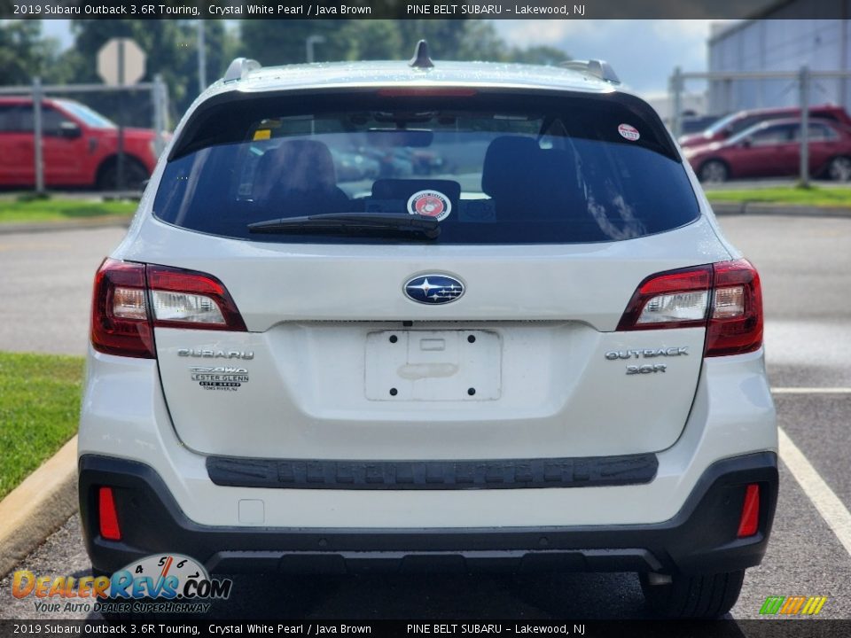 2019 Subaru Outback 3.6R Touring Crystal White Pearl / Java Brown Photo #4