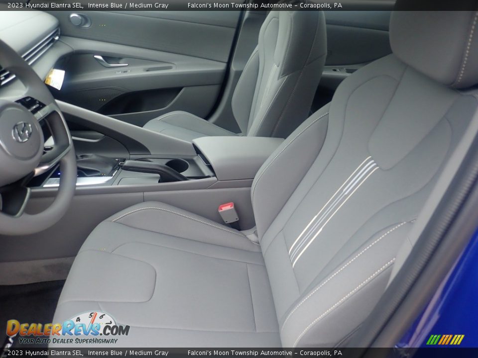 2023 Hyundai Elantra SEL Intense Blue / Medium Gray Photo #11