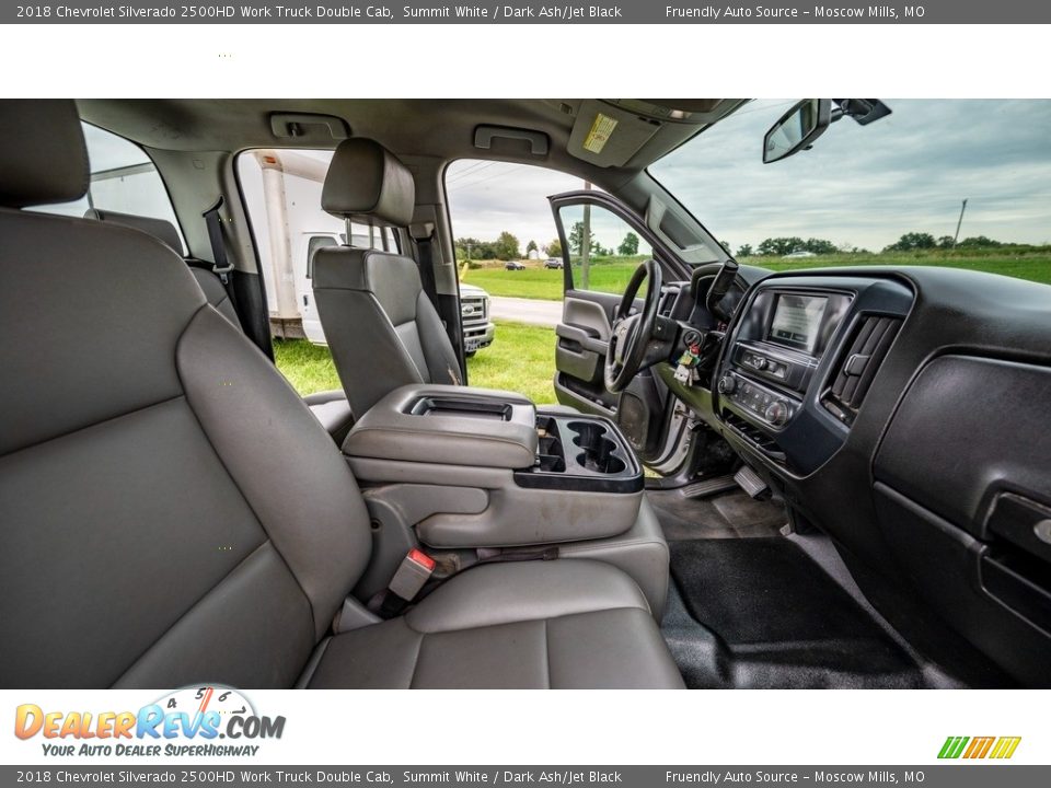2018 Chevrolet Silverado 2500HD Work Truck Double Cab Summit White / Dark Ash/Jet Black Photo #24