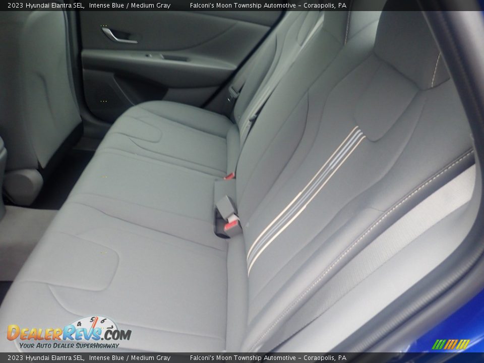 2023 Hyundai Elantra SEL Intense Blue / Medium Gray Photo #12