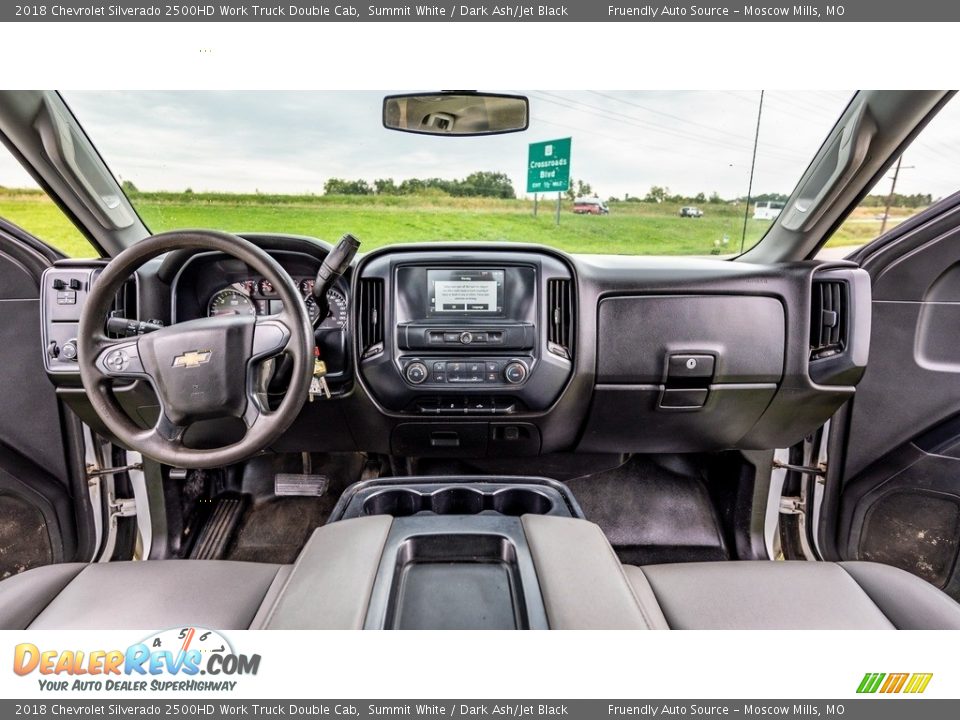 2018 Chevrolet Silverado 2500HD Work Truck Double Cab Summit White / Dark Ash/Jet Black Photo #26