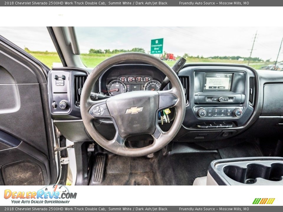 2018 Chevrolet Silverado 2500HD Work Truck Double Cab Summit White / Dark Ash/Jet Black Photo #27