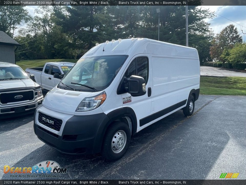 2020 Ram ProMaster 2500 High Roof Cargo Van Bright White / Black Photo #2