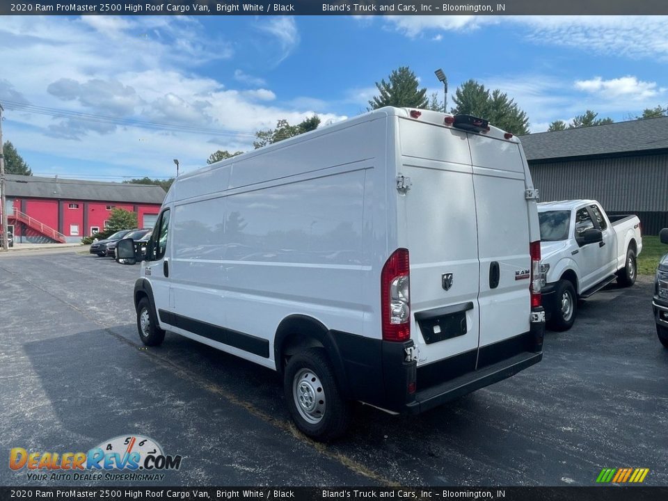 2020 Ram ProMaster 2500 High Roof Cargo Van Bright White / Black Photo #3