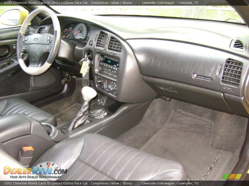 2002 Chevrolet Monte Carlo SS Limited Edition Pace Car Competition Yellow / Ebony Photo #14