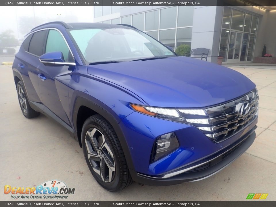 2024 Hyundai Tucson Limited AWD Intense Blue / Black Photo #9