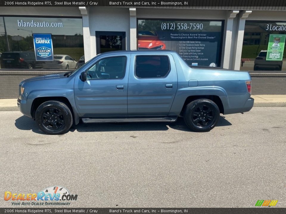 2006 Honda Ridgeline RTS Steel Blue Metallic / Gray Photo #1