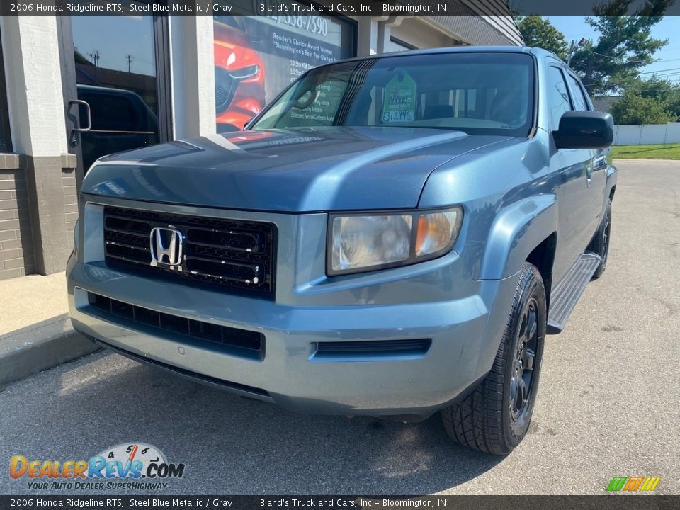 2006 Honda Ridgeline RTS Steel Blue Metallic / Gray Photo #2