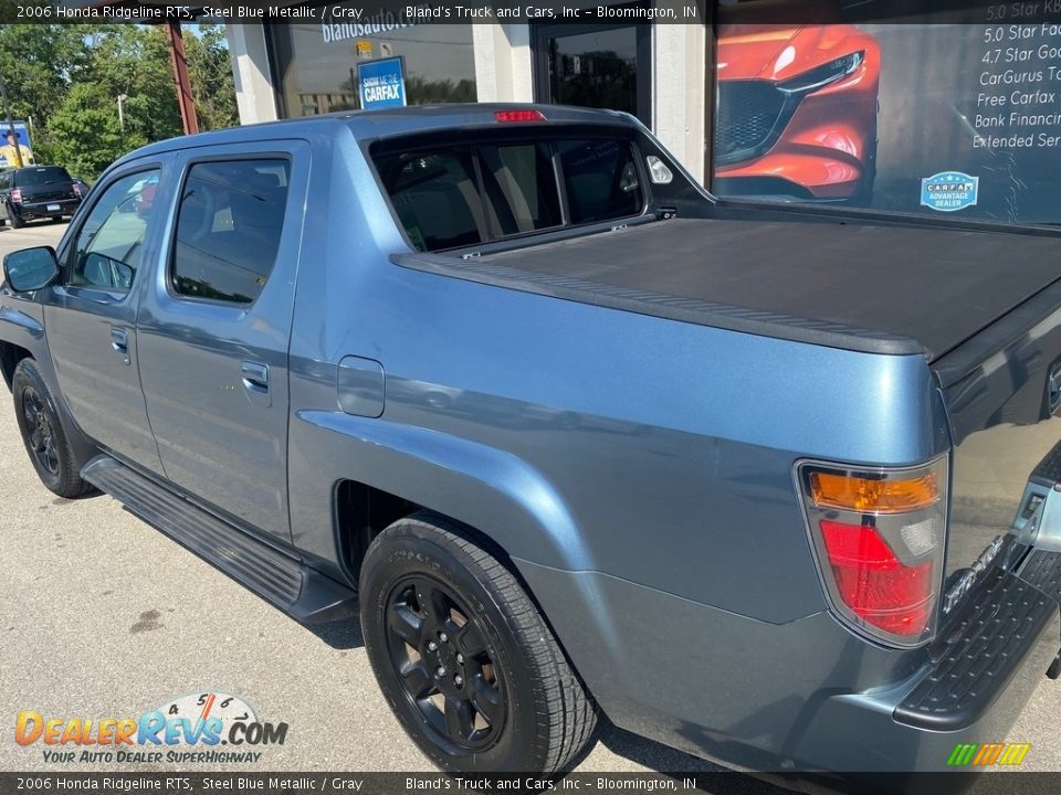 2006 Honda Ridgeline RTS Steel Blue Metallic / Gray Photo #3