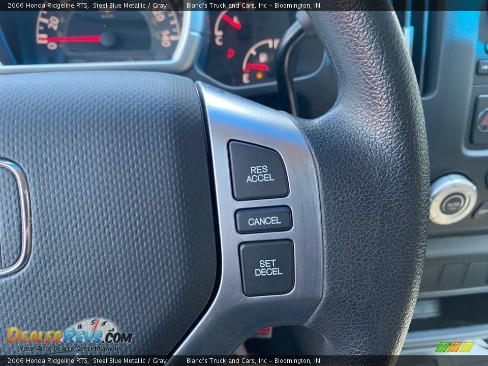 2006 Honda Ridgeline RTS Steel Blue Metallic / Gray Photo #12