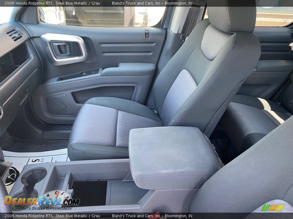 2006 Honda Ridgeline RTS Steel Blue Metallic / Gray Photo #17