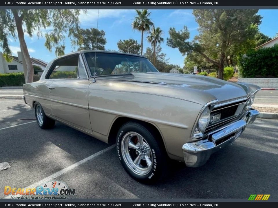 Sandstone Metallic 1967 Pontiac Acadian Canso Sport Deluxe Photo #2