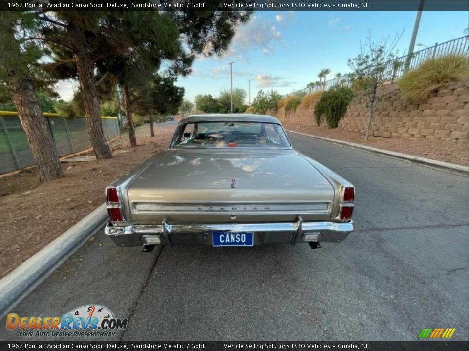 Sandstone Metallic 1967 Pontiac Acadian Canso Sport Deluxe Photo #7