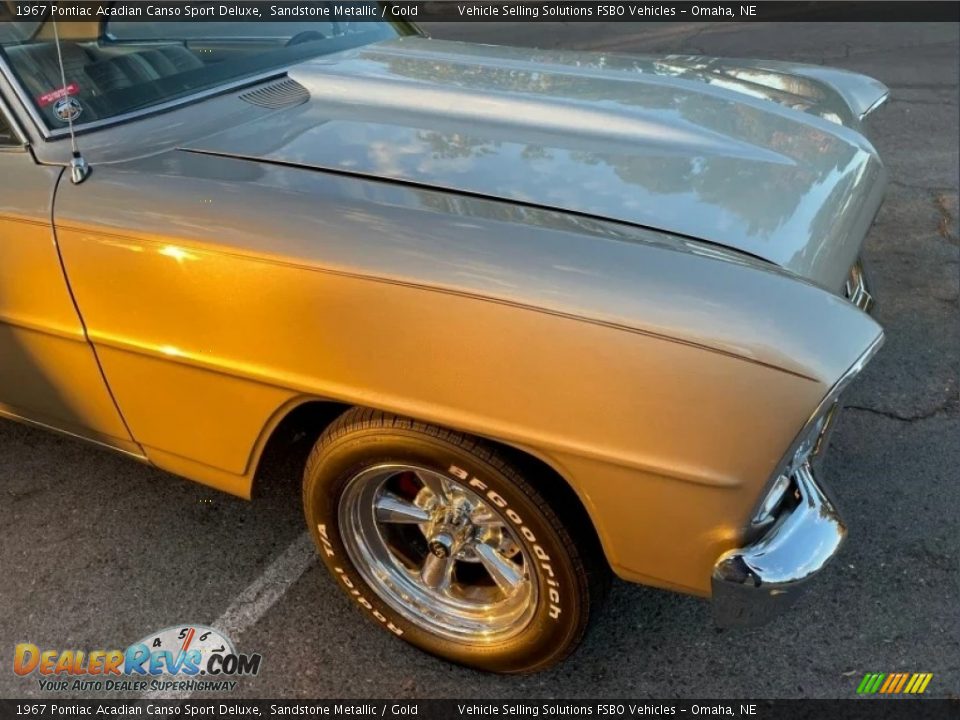 1967 Pontiac Acadian Canso Sport Deluxe Sandstone Metallic / Gold Photo #22