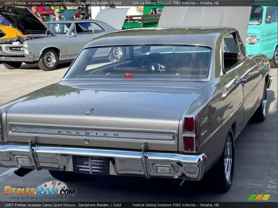 1967 Pontiac Acadian Canso Sport Deluxe Sandstone Metallic / Gold Photo #23