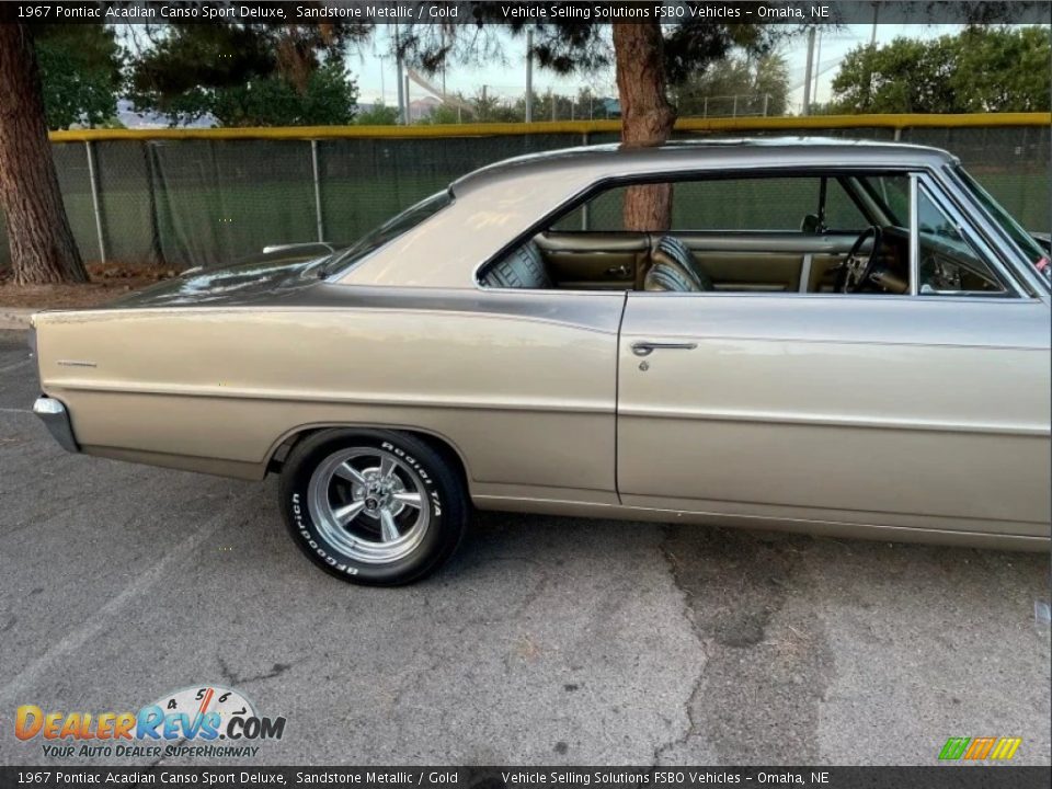 1967 Pontiac Acadian Canso Sport Deluxe Sandstone Metallic / Gold Photo #26