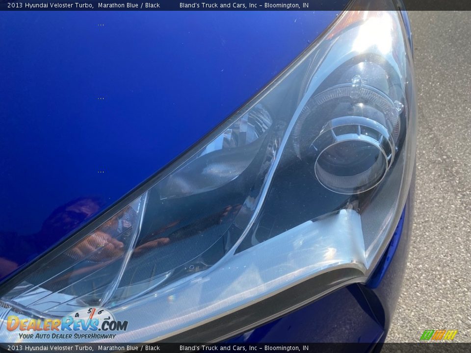 2013 Hyundai Veloster Turbo Marathon Blue / Black Photo #5