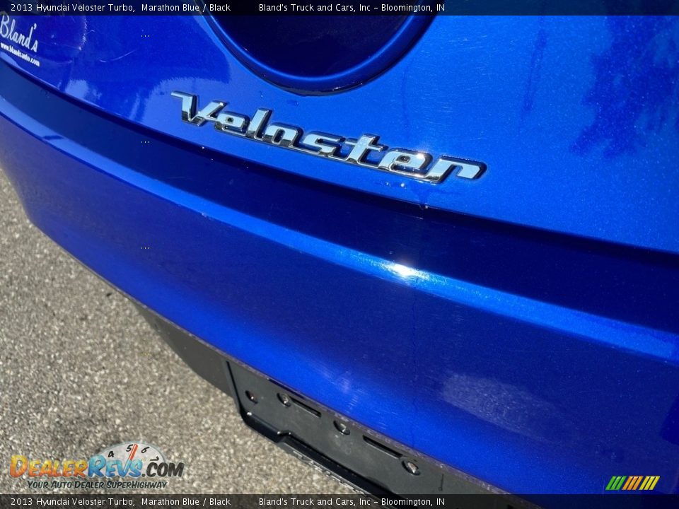 2013 Hyundai Veloster Turbo Marathon Blue / Black Photo #8