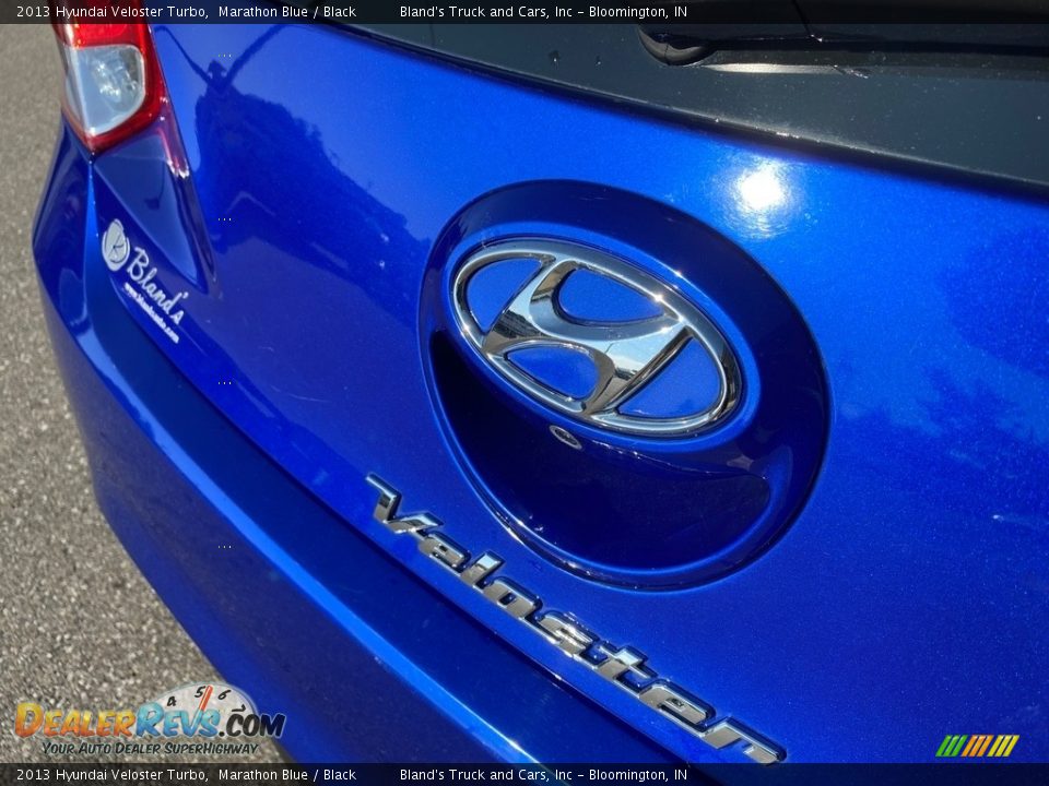 2013 Hyundai Veloster Turbo Marathon Blue / Black Photo #34