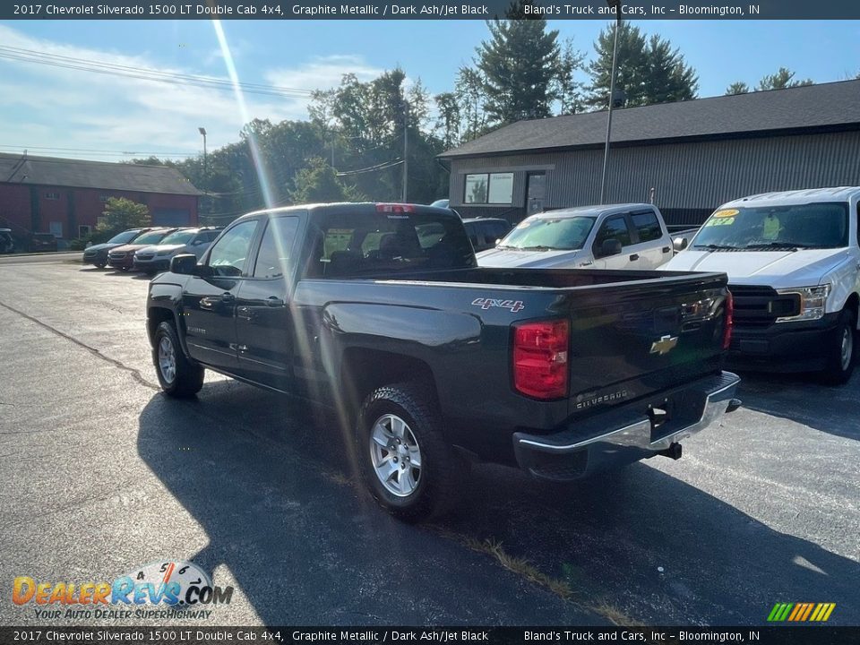 2017 Chevrolet Silverado 1500 LT Double Cab 4x4 Graphite Metallic / Dark Ash/Jet Black Photo #3