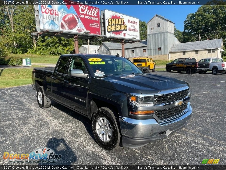 2017 Chevrolet Silverado 1500 LT Double Cab 4x4 Graphite Metallic / Dark Ash/Jet Black Photo #6