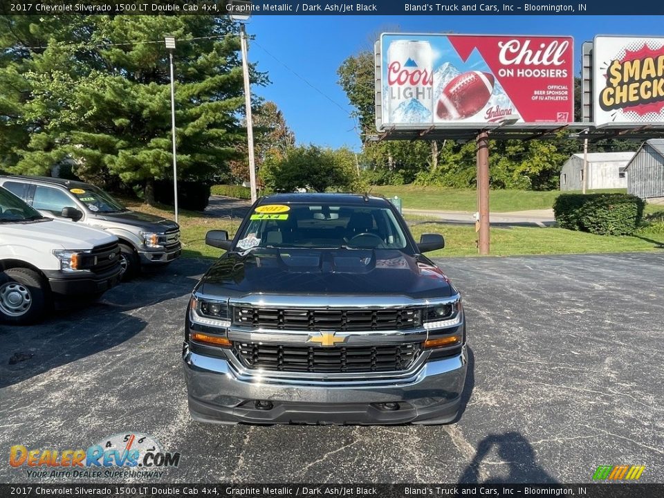 2017 Chevrolet Silverado 1500 LT Double Cab 4x4 Graphite Metallic / Dark Ash/Jet Black Photo #8