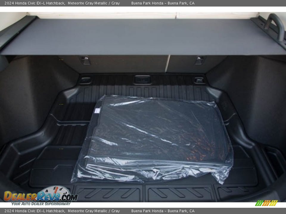 2024 Honda Civic EX-L Hatchback Meteorite Gray Metallic / Gray Photo #27