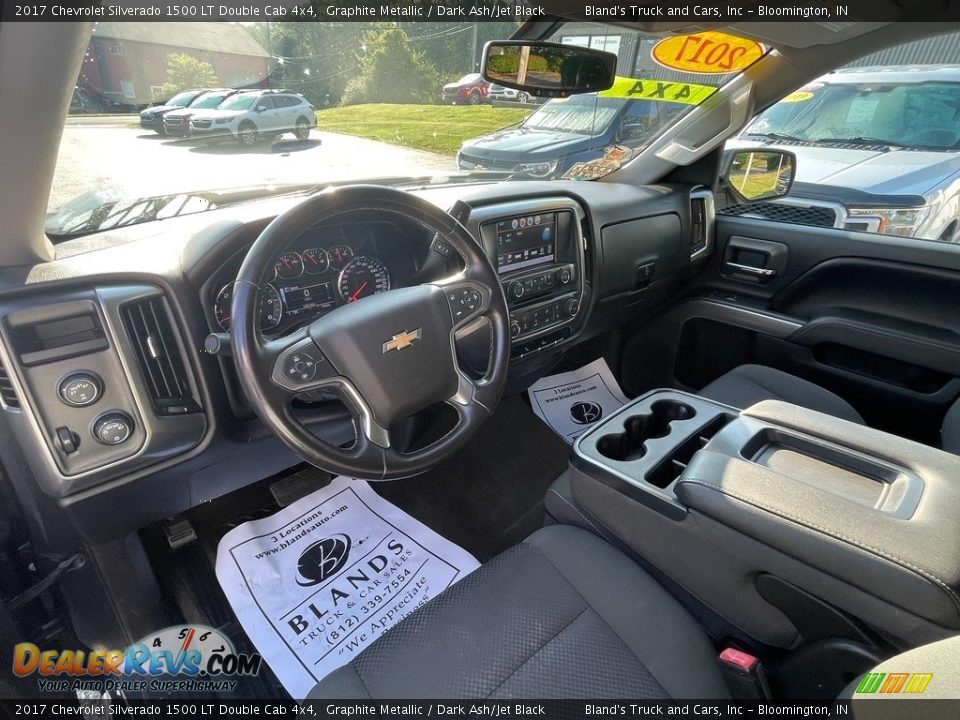 2017 Chevrolet Silverado 1500 LT Double Cab 4x4 Graphite Metallic / Dark Ash/Jet Black Photo #16