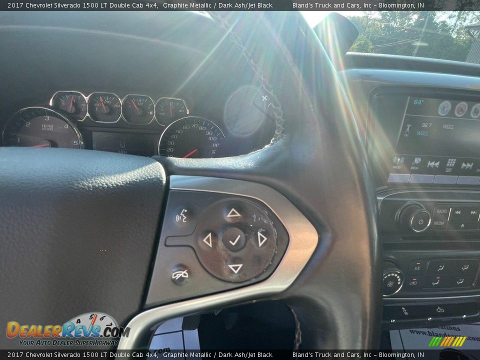 2017 Chevrolet Silverado 1500 LT Double Cab 4x4 Graphite Metallic / Dark Ash/Jet Black Photo #25