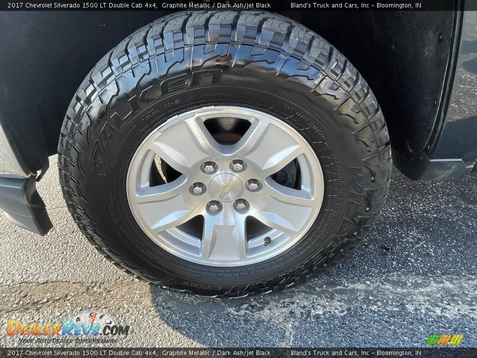 2017 Chevrolet Silverado 1500 LT Double Cab 4x4 Graphite Metallic / Dark Ash/Jet Black Photo #33