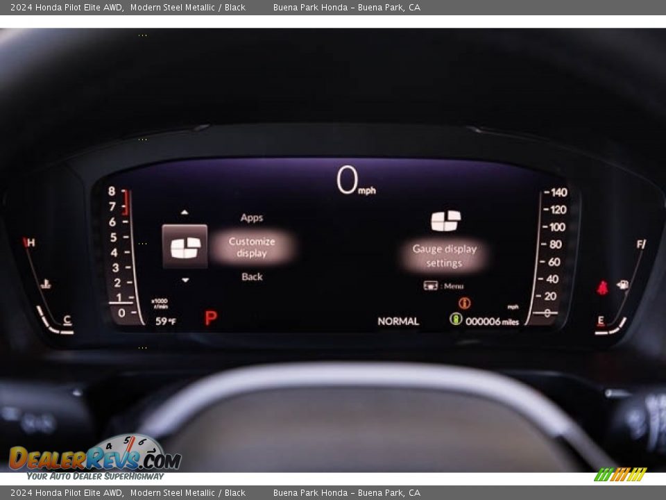 2024 Honda Pilot Elite AWD Gauges Photo #18